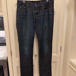 Share J Crew Matchstick Jeans Womens Size 28 Denim Dark Wash Slim Fit